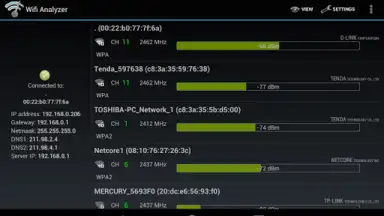 Screenshot von Wifi Analyzer 3