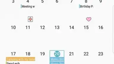 Screenshot von Samsung Calendar 3