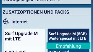 Screenshot von Mein o2 3