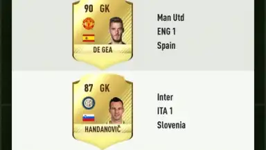 Screenshot von FUT 17 DRAFT 8