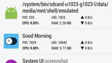 Screenshot von Simple System Monitor 9