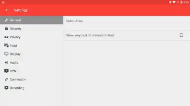 Screenshot von AnyDesk 3
