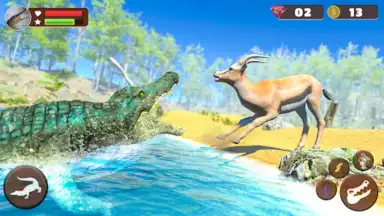 Screenshot von Wild Crocodile Family Sim Game 3