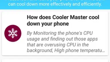 Screenshot von Cooling cleaner pro 7