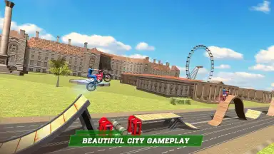 Screenshot von London City Motorbike Stunt Riding Simulator 2
