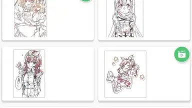 Screenshot von Anime - Paint by Numbers 5