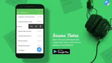 Screenshot von Secure Notes 3