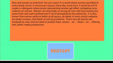 Screenshot von Feminist Dev Game 2