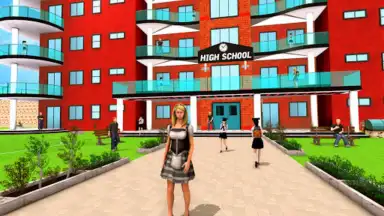 Screenshot von My High School Games Girl Life 3