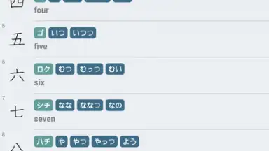 Screenshot von Japanese Kanji Study 4
