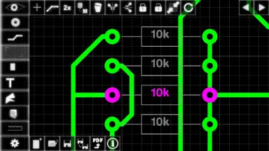 Screenshot von Droid PCB 6
