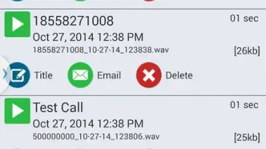 Screenshot von Call Recorder - IntCall 4