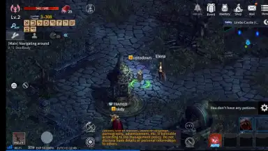Screenshot von Dark Eden M on WEMIX 16