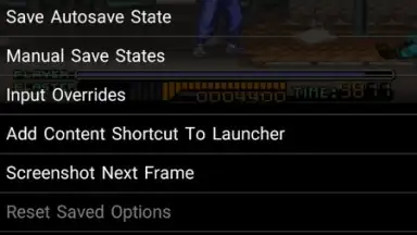 Screenshot von Snes9x EX+ 18