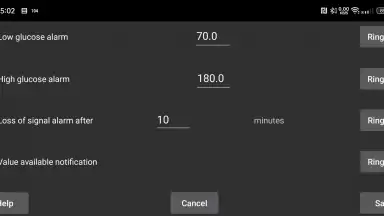Screenshot von Juggluco 12