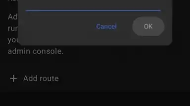 Screenshot von Tailscale 3