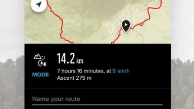 Screenshot von Suunto 3