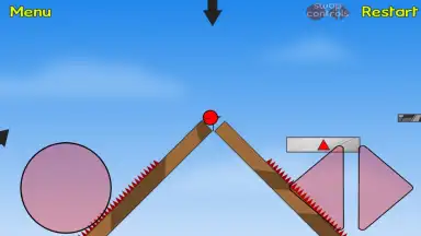 Screenshot von Red Ball 1