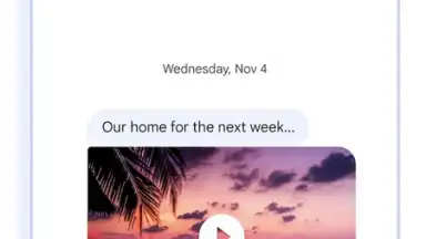 Screenshot von Google Messages 4