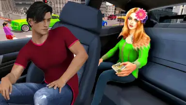 Screenshot von Taxi Games Driving Car Game 3D 3