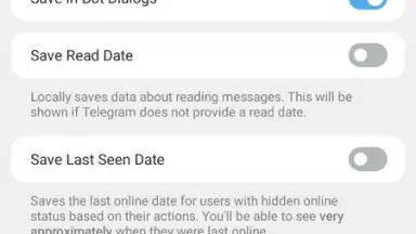 Screenshot von AyuGram 7