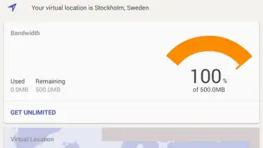 Screenshot von Rocket VPN 3