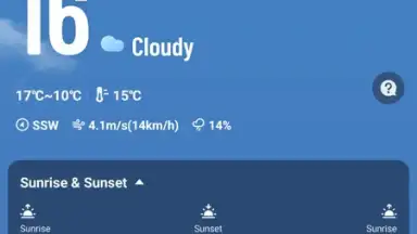 Screenshot von Live Weather 7