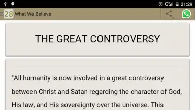 Screenshot von What We Believe 8