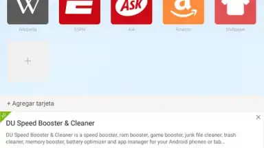 Screenshot von Mola Browser 1