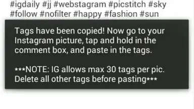 Screenshot von TagsForLikes - Instagram Tags 3