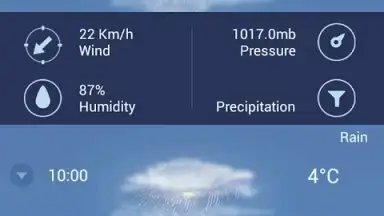 Screenshot von Freemeteo 4
