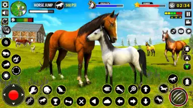 Screenshot von Wild Horse Family Simulator 4