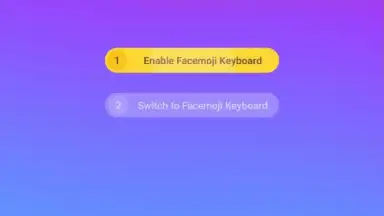 Screenshot von Facemoji Keyboard 1