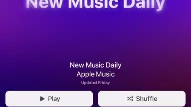 Screenshot von Apple Music 3