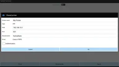 Screenshot von StarPrint 3