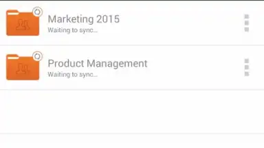 Screenshot von Syncplicity 5
