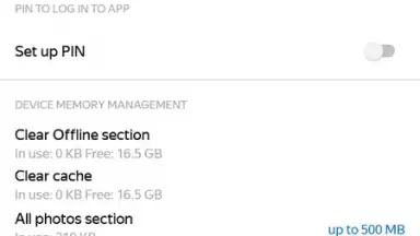 Screenshot von Yandex Disk 6