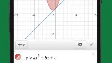 Screenshot von Desmos 5