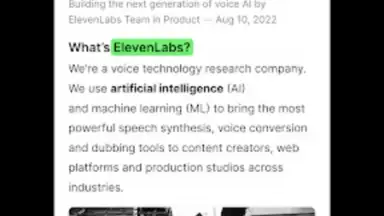 Screenshot von ElevenReader 6