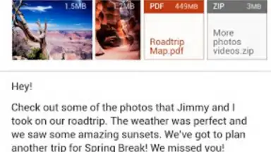 Screenshot von Yahoo Mail 2