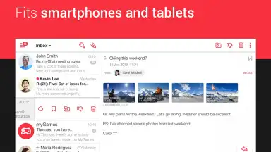 Screenshot von myMail 2
