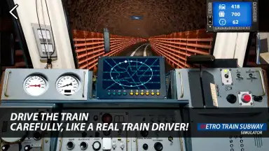 Screenshot von Train driving simulator 1