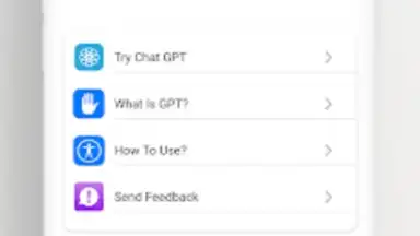 Screenshot von Chat GPT: Smart Open Al Chat 5
