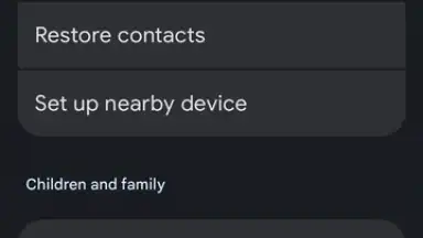 Screenshot von Google Play services 24