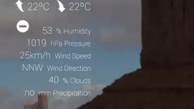 Screenshot von anpWeather 2