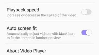 Screenshot von Samsung Video Player 1