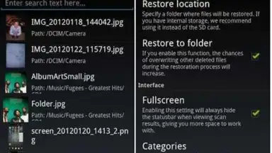 Screenshot von Recover Formatted SD Card 2