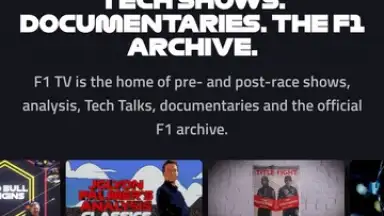 Screenshot von F1 TV 2