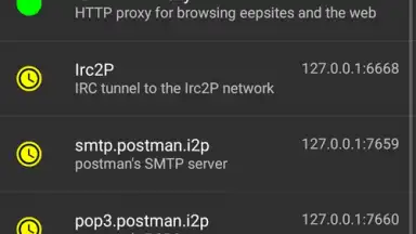 Screenshot von I2P 10
