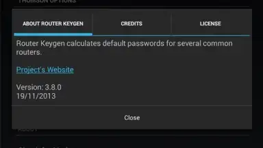 Screenshot von Router Keygen (Old) 3
